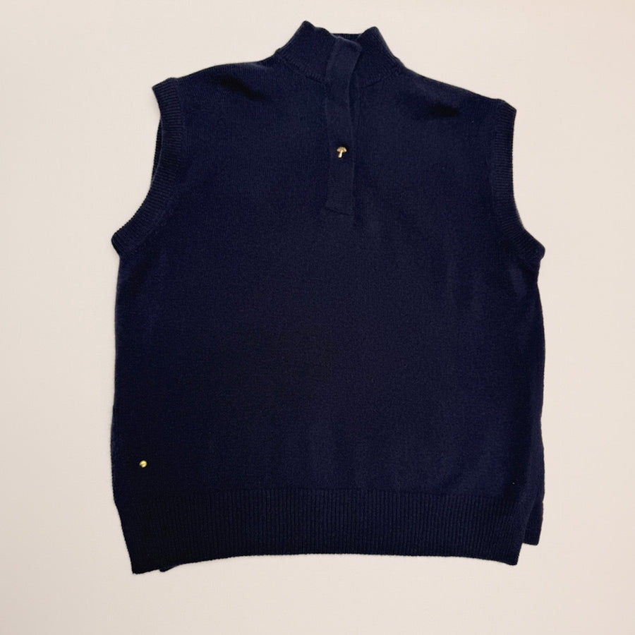 Cashmere Pullunder, navy