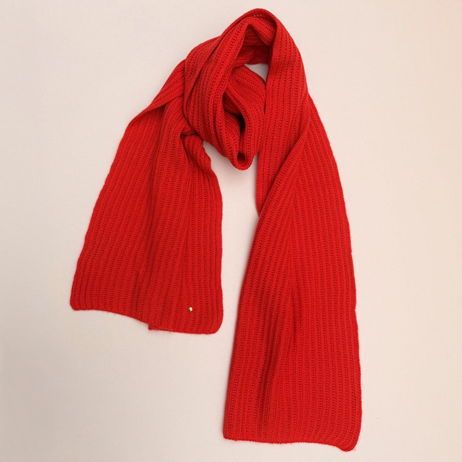 Cashmere Scarf, red