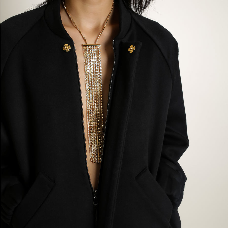 Necklace Clark Cascade, crystal