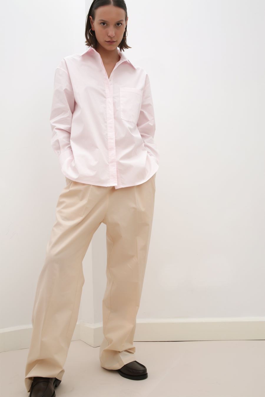 Trousers KAZIMIR, suave ivory