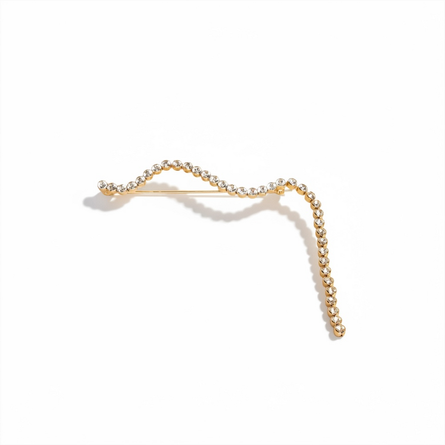 Brooch CLARK, crystal