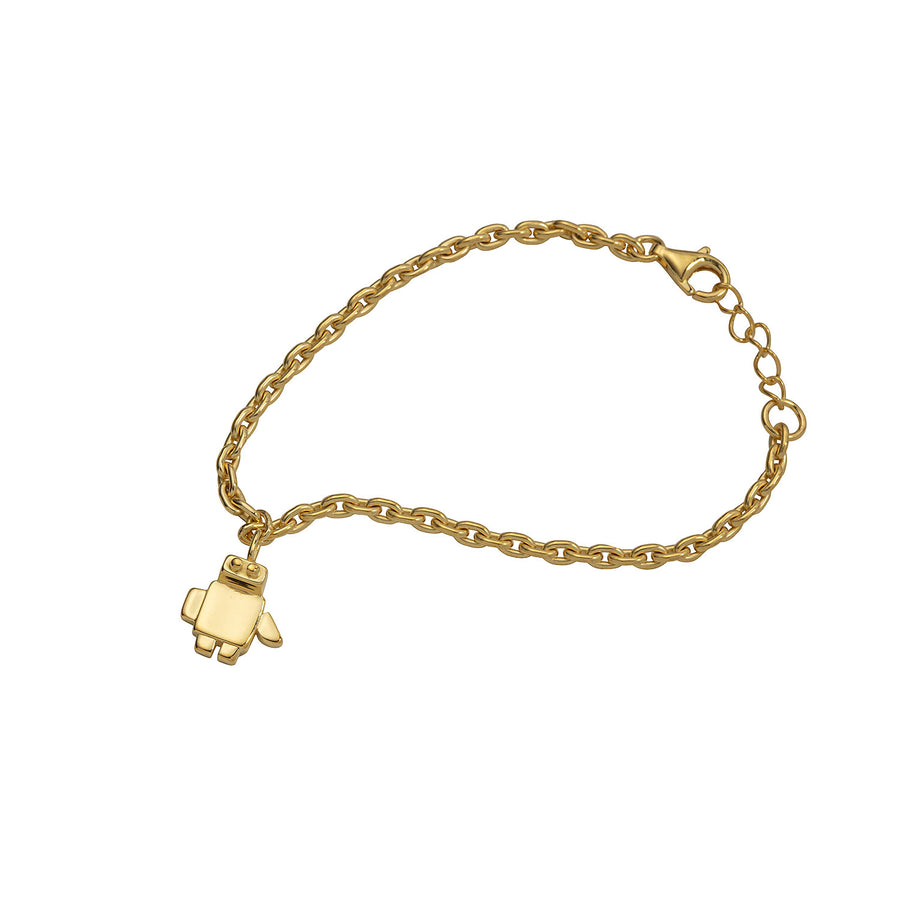 Bracelet with Mini Robo, gold