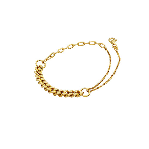 Bracelet Chain Mix medium, gold