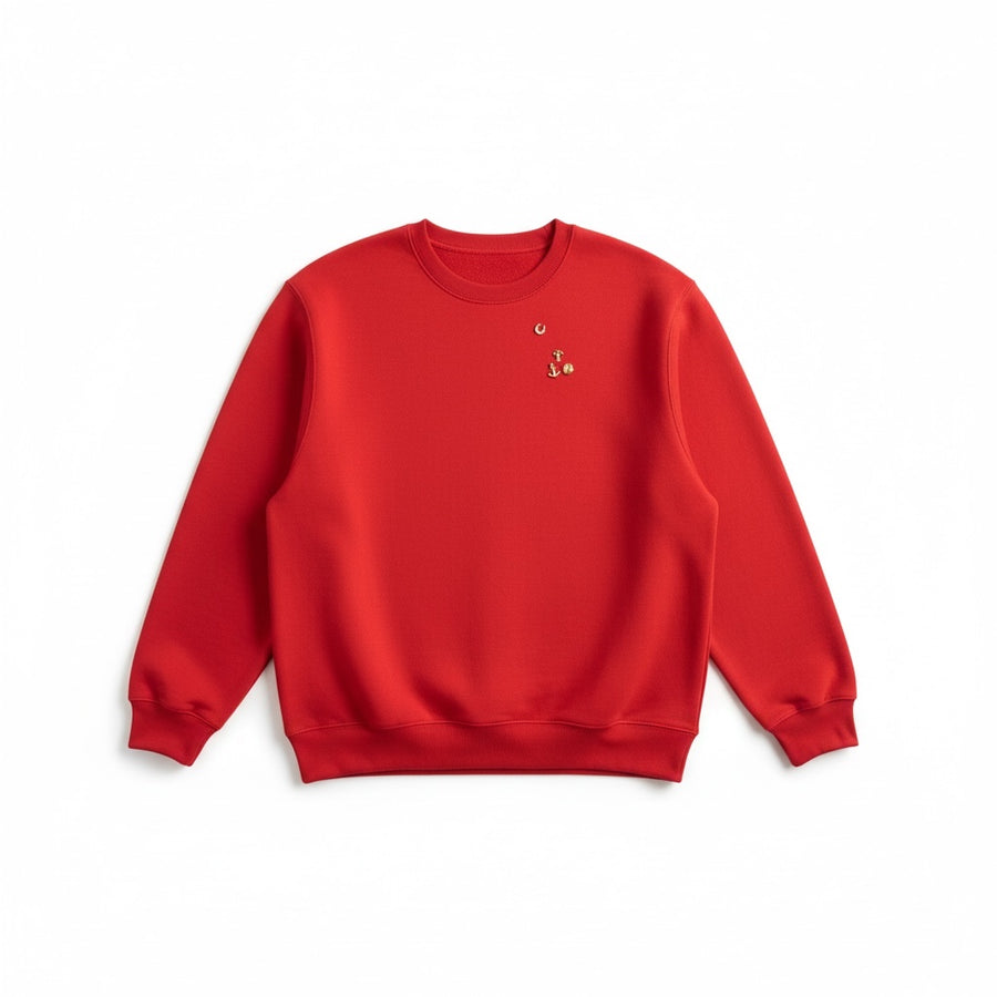 LUCKY SWEATER, pins gold