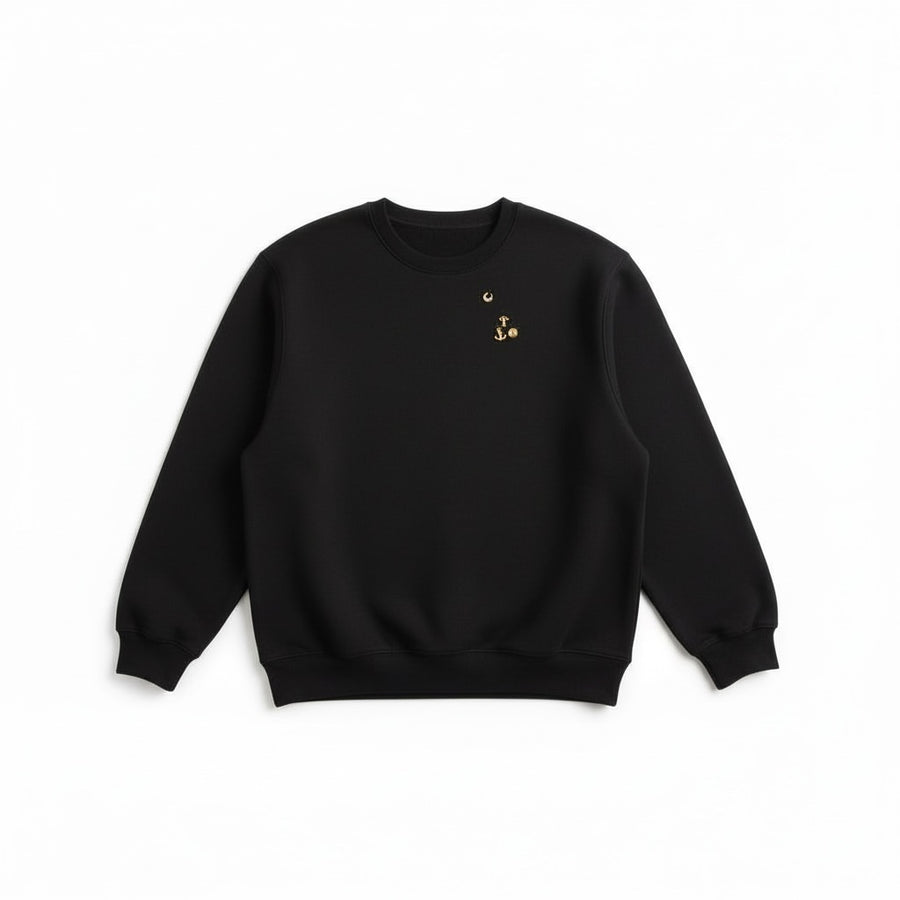 LUCKY SWEATER, pins gold