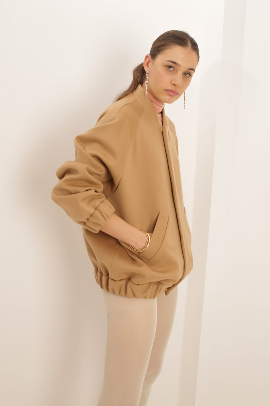 Bomber Jacket KAZIMIR, camel