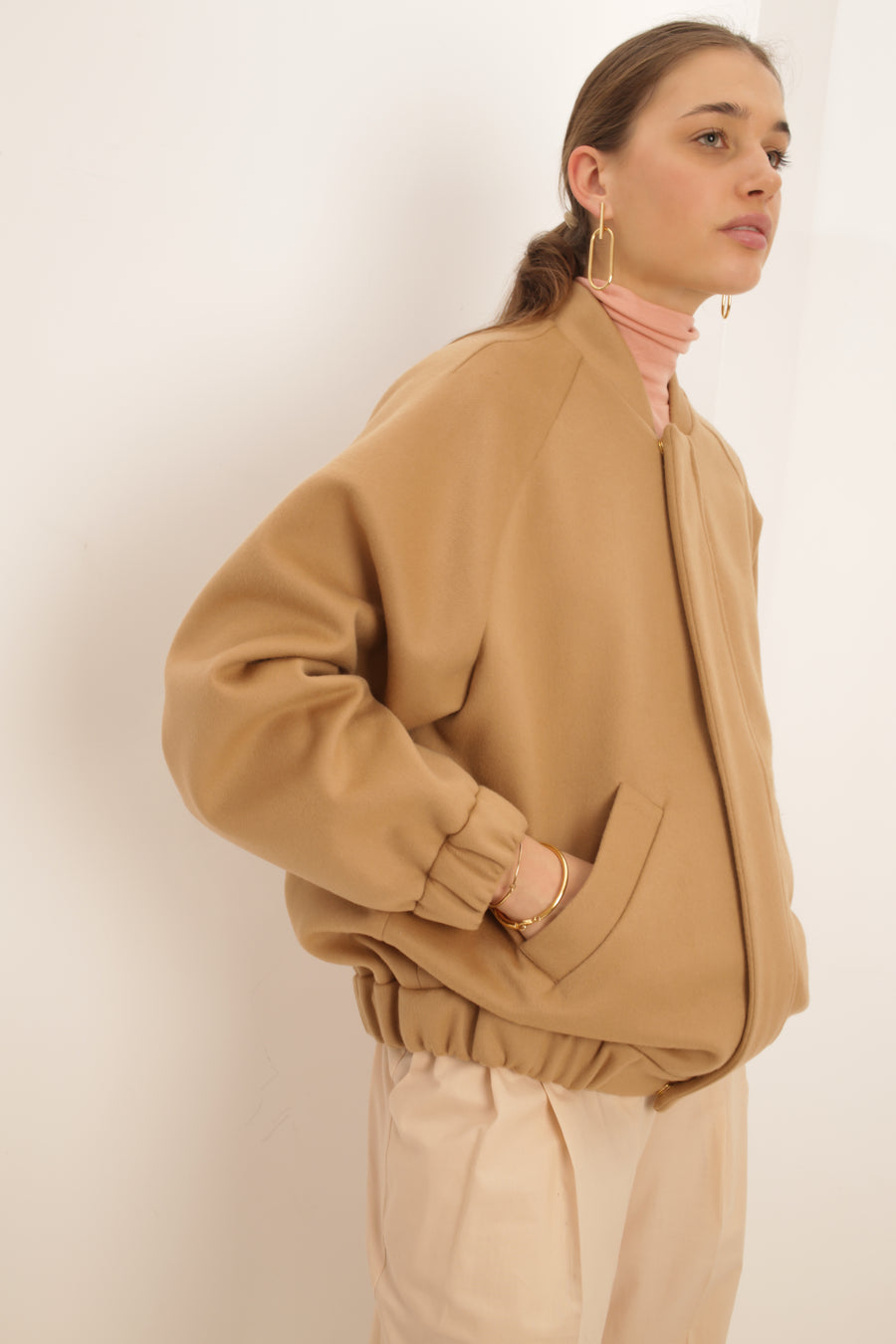 Bomber Jacket KAZIMIR, camel