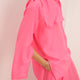 TOP LYGIA, vibrant pink