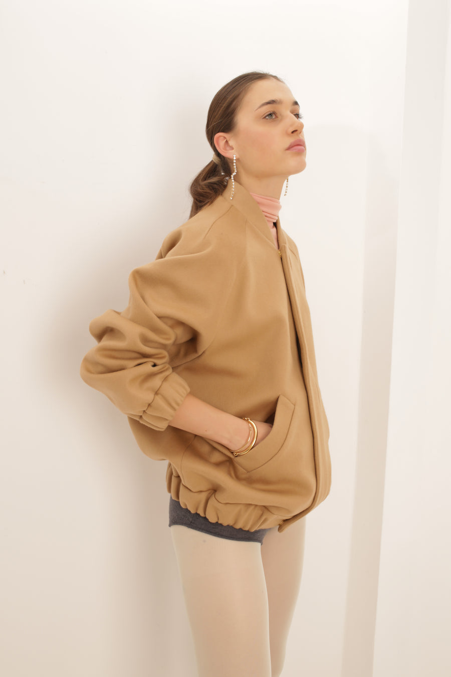 Bomber Jacket KAZIMIR, camel