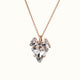 THE FOX NECKLACE rose gold