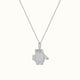 Necklace with Mini Robo, silver