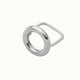 RING FLUX AROUND silver