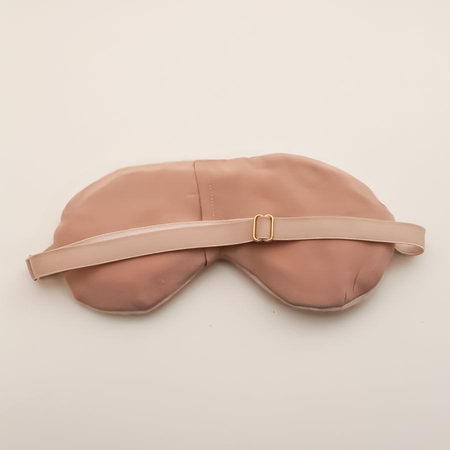 Sleep mask, cashmere beige